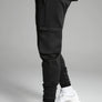 SikSilk - Black Cargo Joggers